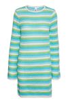 Something New - Kjole - SN Rihanna LS Short Dress - Scuba Blue