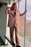 SOMETHINGNEW - SN Naomi LS Oversize Blazer - Caribou