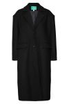 SomethingNew - Jakke - Naomi LS Oversize Wool Coat - Black