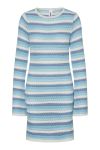 Something New - Kjole - SN Rihanna LS Short Dress - Caribbean Sea