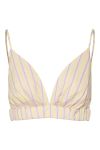 Something New - Top - SN Cleo Bra Top - Stripe Pale Banana