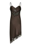 Neo Noir - Kjole - Sorelle Lace Dress - Dark brown