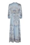 Neo Noir - Kjole - Stellar Artist Paisley Dress - Light Blue (Levering midt april)