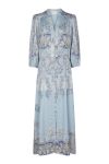Neo Noir - Kjole - Stellar Artist Paisley Dress - Light Blue (Levering midt april)