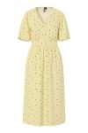 Pieces - Kjole - Tala SS Midi Dress - French Vanilla/Flower