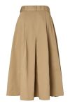 Y.A.S - Nederdel - Timala HW Long Trench Skirt - Incense