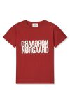 Mads Nørgaard - T-shirt - Single Cotton Trenda P Tee - Winery