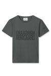 Mads Nørgaard - T-shirt - Single Cotton Trenda P Tee - Asphalt