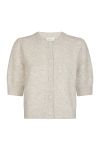 Neo Noir - Cardigan - Trudy Knit Cardigan - Beige Melange
