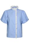 Neo Noir - Skjorte - Ulia Stripe Blouse - Blue Stripe