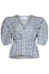 Noella - Bluse - Jordan Blouse Cotton - Blue Flower