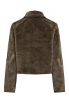 JDY - Jakke - Macy Life Faux Fur Jakke - Teak