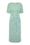Y.A.S - Kjole - Yas Maja Sequin 2/4 Midi Dress - Show Mist Green