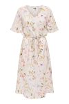 JDY - Kjole - Viola 2/4 Midi Dress - Pristine Garden Flower