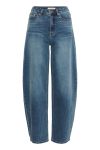 Gestuz - Jeans - Viva HW Baggy Jeans - Vintage Blue Denim