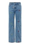 Pieces - Jeans - Jidi HW Straight Jeans - Medium Blue Denim (OBS! 2-3 dages ekstra levering)
