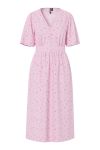 Pieces - Kjole - Tala SS Midi Dress - Roseate Spoonbill/Flower