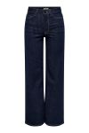 JDY - Jeans - Felina-Fina HW Wide Rinse - Dark Blue Denim