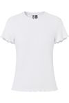 Pieces - T-shirt - Nicca SS O-Neck Top - Bright White