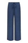 JDY - Bukser - Power MW Wide Pant - Insignia Blue/Cloud Dancer