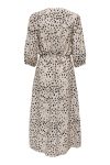 JDY - Kjole - Troya Life 3/4 Midi Dress - Silver Lining