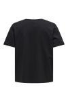 JDY - T-shirt - Cif S/S Broderie Anglaise Top - Black