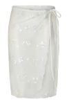 Pieces - Nederdel - Natasja Lace Sarong - Bright White