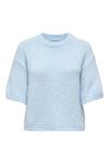 JDY - T-shirt - Linea S/S Pullover O-Neck - Cashmere Blue