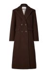 YAS - Jakke - Royla LS Wool Blend Long Coat - Coffee Bean