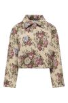 JDY - Jakke - Flola L/S Jacqard Jacket - Crème Brûlée/Flower Jacquard (Levering midt juli)