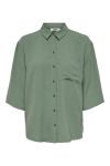 JDY - Skjorte - Divya Life 3/4 Loose Shirt - Sea Spray