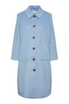 Y.A.S - Jakke - YAS Seren LS Wool Mix Coat - Serenity