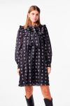 Y.A.S - Kjole - Line LS Bow Dress - D2D Black