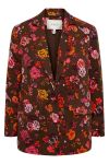 Y.A.S - Blazer - YAS Julima Printed 7/8 Blazer - Seal Brown Julima Print