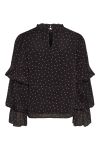 Y.A.S - Bluse - YAS Eleanor LS Top - Black