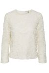 Y.A.S - Bluse - YAS Ley LS Top - Gardenia