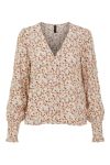 Y.A.S - Bluse - Rolea LS Shirt - Sand Dollar 