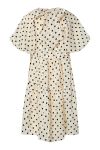 Y.A.S - Kjole - Dottish Ss Dress - Pb Sandshell