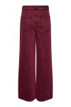 Y.A.S - Jeans - YAS Moon Hmw Jeans S. - Maroon Banner
