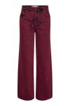 Y.A.S - Jeans - YAS Moon Hmw Jeans S. - Maroon Banner