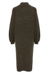 Y.A.S - Kjole - YAS Balis LS Funnel Knit Dress - Cub