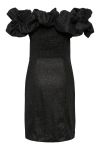 Y.A.S - Kjole - Carrie Os Shimmer Dress - Show Black