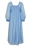 Y.A.S - Kjole -  Dodo 7/8 Midi Dress - Ethereal Blue