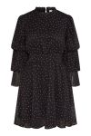 Y.A.S - Kjole - YAS Eleanor LS Dress - Black