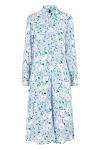 Y.A.S - Kjole - YAS Janey LS Midi Shirt Dress - Kentucky Blue