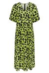Y.A.S - Kjole - YAS Leolove 2/4 Midi Dress - Tender Shoots/Leolove