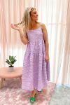 Y.A.S - Kjole - Lilla Strap Dress - Lavendula