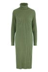Y.A.S - Kjole - YAS Mavi Knit Midi Rollneck Dress - Loden Frost