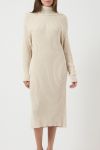 Y.A.S - Kjole - Mavi Knit Midi Rollneck - Dress - Birch