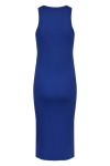 Y.A.S - Kjole - Miri Tank Midi Dress - Deep Ultramarine